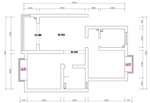 房子平面示意图